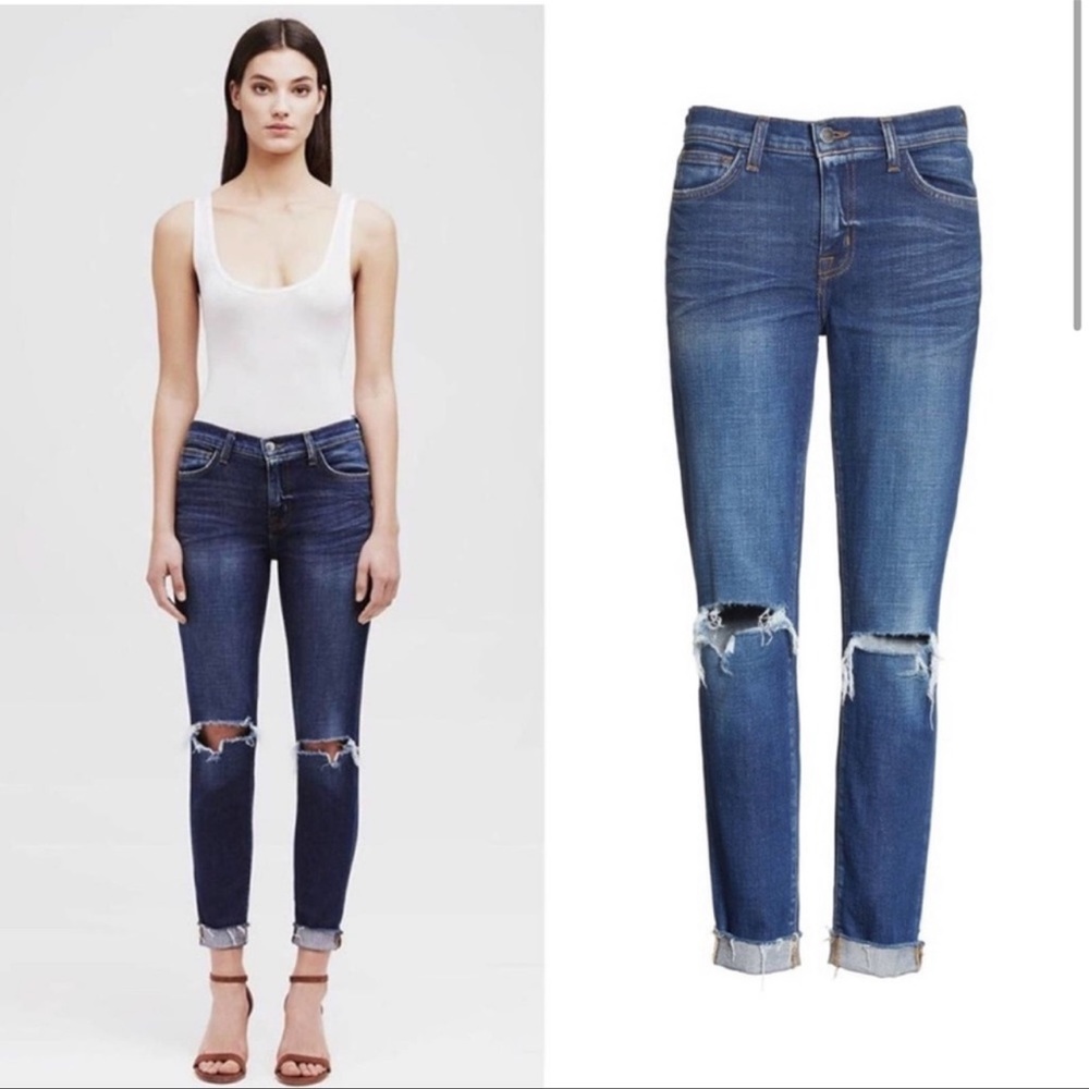 L'agence Rachel High Rise Slim Mince Jeans